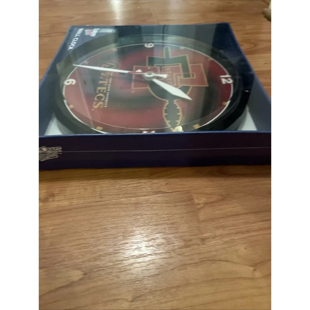 San Diego State State University Aztecs Wall Clock  Wincraft NCAA Multicolor